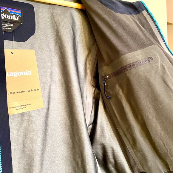 NWT Patagonia Decensionist Jacket - Navy - Picture 11 of 15
